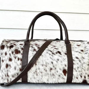 Bolsa de lona de cuero genuino de alta calidad para bolsas de lona de cuero de Color sólido personalizadas de Venta caliente unisex - Product Image 1