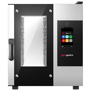 Horno Combinado Eléctrico Comercial - Controles Táctiles - 5x GN 1/1 - Diseño Compacto - incl. Sistema de lavado automático y control de temperatura central - Product Image 3