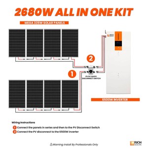 Sistema de Almacenamiento de Energía Híbrido Apilable R IC H so LAR Todo en Uno de 5-10kW IP65 - Product Image 2