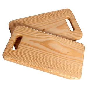 Planche à découper en bois de style moderne avec poignée suspendue Article de gros Produit de cuisine en bois naturel Forme ronde en bois écologique - Product Image 1