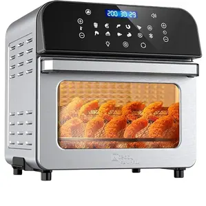 Air Fryer with Easy to Use 6 Smart Programmes, Oil Free Electric Deep Air Fryer with Visual Window