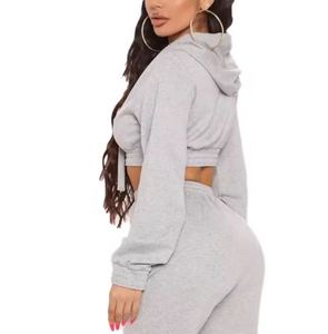 Vente en Gros de Vêtements de Sport Décontractés pour Femmes de Qualité Supérieure Personnalisés Sweat à Capuche Solide Dernière Conception Respirant à Séchage Rapide Sweatshirts Bas - Product Image 3