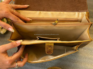 <b>Real</b> Handmade Full Grain Genuine Crunch <b>Leather</b> Handbag Stylish Women <b>Real</b> Vintage <b>Leather</b> Office Use Cross Body Shoulder <b>Bag</b> - Product Image 6