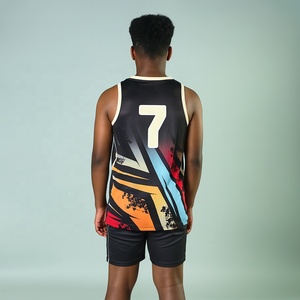 ชุดบาสเก็ตบอลไซส์พลัสสุดเท่ พร้อมผ้าระบายอากาศได้ดี และตัวเลือกการปรับแต่งสำหรับทีม - Product Image 2