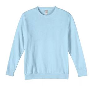 Sweat-shirt à col rond surdimensionné pour femme, manches régulières, polyester/coton, doublure hiver, couleur unie, haute qualité, prix bas, OEM 2026 - Product Image 3