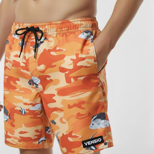 Shorts de Playa Unisex para Pesca, 100% Poliéster, Impresión Personalizada, Impresión Digital Sólida, Transpirable, Secado Rápido, Servicio OEM - Product Image 3