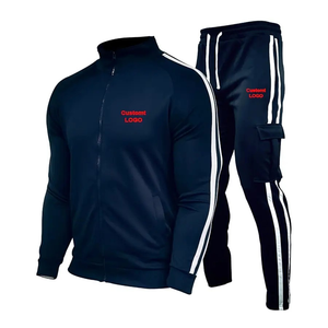 Lo último en sudaderas en blanco personalizadas para hombre, chándal OEM y ODM, chándales ajustados de gimnasio a la moda de alta calidad - Product Image 1