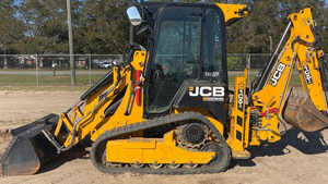 Minicargadora compacta JCB 1CX de carga nominal de 3 toneladas con bomba hidráulica y cucharón delantero a la venta - Product Image 5