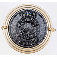 Horloge à sable artisanale en laiton poli et verre, design vintage avec support rotatif, minuterie 10-15 min, décoration maison et bureau
