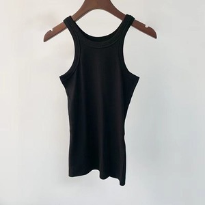 Mode Sexy décontracté sangle gilet hauts réservoir pour femmes été solide sans manches respirant tricoté coton débardeurs - Product Image 6