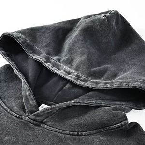 Venta Directa de Fábrica, Precio al por Mayor, Sudaderas Básicas para Hombre con Lavado Ácido, Diseño de Logotipo Personalizado, Sudaderas con Lavado Ácido para Hombre - Product Image 4