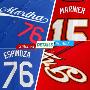 2025 vente en gros de nouveaux maillots de Baseball de haute qualité maillots sublimés de broderie de haute qualité pas cher prix respirant meilleure mode - Product Image 4