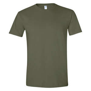 Ropa de hombre de alta calidad, camiseta en blanco personalizada de Moq bajo con su propio logotipo, camiseta de manga corta con cuello redondo - Product Image 1