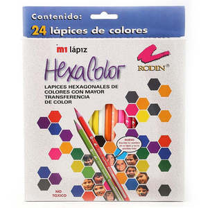 Crayons de couleur, lot de 24 pièces - Multicolore - Product Image 2