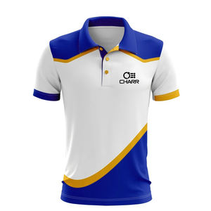 OEM venta al por mayor de los hombres deporte transpirable para Polos nuevo poliéster de alta calidad Casual sólido estampado transpirable Golf Polos - Product Image 6