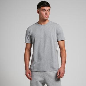 T-shirts pour hommes de haute qualité, 100% coton, séchage rapide, personnalisables, en gros, motif lettres brodées, faible MOQ, 220 GSM - Product Image 5