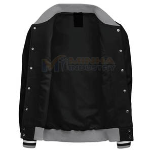 Veste de baseball la plus vendue, dernier design, veste de baseball en coton et laine, veste de baseball d'hiver - Product Image 5