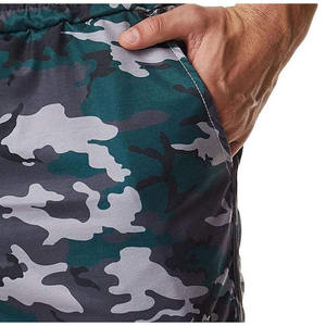 <b>Men's</b> Customized Summer Athletic <b>Camo</b> Board <b>Shorts</b> Quick Dry Breathable Anti-Wrinkle Solid Pattern Casual OEM Service Available - Product Image 6