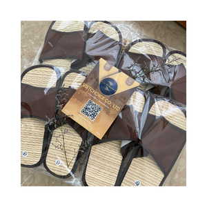 Pantuflas de Fibra de Coco Natural Hechas a Mano, Suministro al por Mayor - Product Image 5