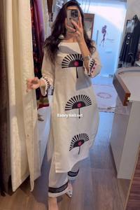 Summer Cotton flex Kurti pant set Long Co ord set very comfortable India wholesale manufacturer <b>kurtis</b> <b>for</b> <b>women</b> in India - Product Image 5