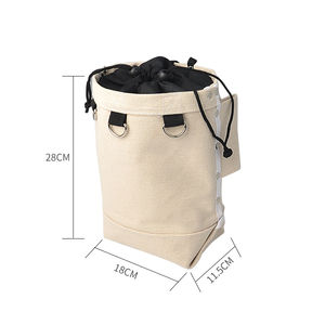 Sac à outils en toile imperméable robuste avec logo personnalisé, sangle réglable, paroi droite, rangement robuste, capacité de 200 lb, seau d'échafaudage - Product Image 4