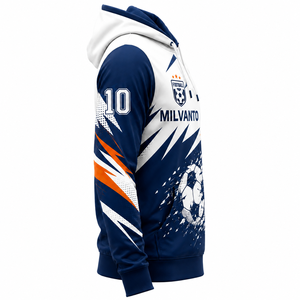 Sudadera con Capucha de Fútbol Personalizada para Hombre |   Sudadera de Entrenamiento para Equipo de Fútbol |   Sudadera Deportiva Sublimada de Forro Polar 100% Poliéster 320 GSM - Product Image 3
