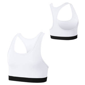 Custom Logo Print Women's <b>Sports</b> Wireless <b>Bras</b> Solid Gym <b>Backless</b> Tank Top Thread U-Shape Seamless Yoga Underwear Fitness Vest - Product Image 3