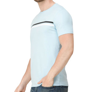Nuevo diseño Casual de alta calidad hombres Sky Slim Fit camiseta para hombres Fitness mejor calidad microfibra para niños - Product Image 3