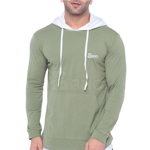 2024 último diseño sudaderas con capucha de gimnasio para hombres de alta calidad cómodo polar Mejor Precio de talla grande para adultos patrón de estampado de otoño - Product Image 4