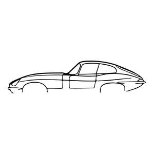 Images de voitures découpées au laser sur MDF 60 x 12 cm - Product Image 3