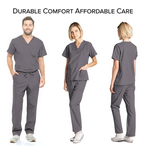 Conjuntos de fregado para correr a la moda al por mayor, mezcla de algodón y poliéster, uniformes médicos para hospitales, uniformes de enfermería para hombres y mujeres de proveedor - Product Image 2