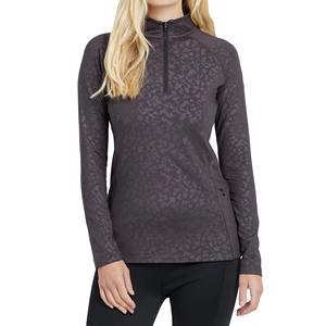 Chemises d'équitation imprimées de haute qualité en gros pour femmes, hauts d'équitation à demi-zip, couches de base, séchage rapide, légers, pour femmes - Product Image 1