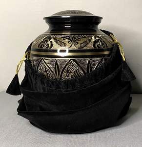 Brass Cremation <b>Urns</b> <b>for</b> Adult Human <b>Ashes</b> Set Cremation <b>Mini</b> Funeral <b>Urns</b> Set of 4 Hard Metal Cremation <b>Mini</b> Funeral <b>Urns</b> - Product Image 3