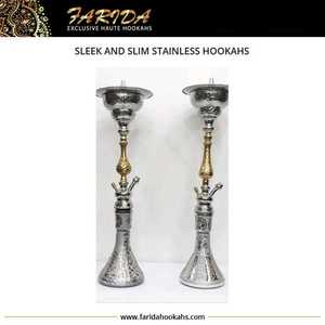 Cachimbas de Acero Inoxidable Estilo Egipcio de Primera Calidad en Oferta, Mini Shisha para Fumar, Acabado Lacado de Lujo, Material de Latón, Farida - Product Image 5