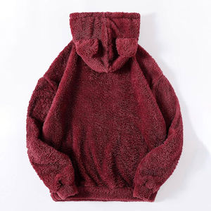 New arrival <b>Sherpa</b> fleece <b>Hoodies</b> 100% Cotton Autumn best quality hot selling cheap price new design <b>Sherpa</b> fleece <b>Hoodies</b> - Product Image 4