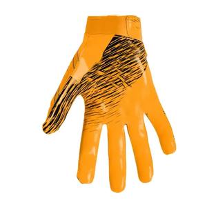 Professional American Football Goalkeeper <b>Gloves</b> High Quality Leather Breathable Anti-slip Full Finger Hook Loop Lightweight - Product Image 5