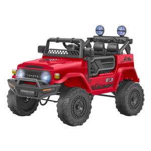 ESPIDKO Rojo para Toyota FJ Cruiser, Coche Eléctrico RC de Litio de 12V (98x65cm), Modelo 42956 con ESP y Tamaño 98x65cm - Product Image 1