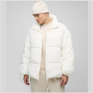 Chaqueta Acolchada Personalizada Estilo Casual para Exteriores, Cálida, Ecológica, con Capucha, Logotipo Frontal, Relleno de Poliéster para Hombre - Product Image 5