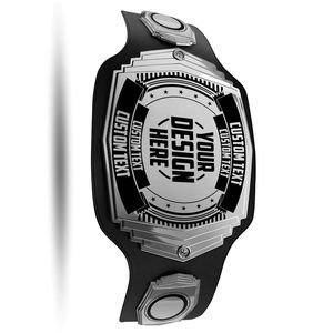 Ceinture de championnat pour adultes de conception nouvelle, ceinture de championnat en alliage de zinc de haute qualité, ceinture en cuir personnalisée, ceinture dorée - Product Image 5