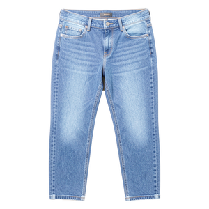 Pantalones Vaqueros Rectos John Mid para Hombre, Estilo Casual, Cierre de Botones, Transpirables, Lavado Clásico, Corte Recto, para Verano - Product Image 3