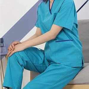 Venta al por mayor de uniformes médicos de enfermería para el hospital tejidos de moda uniformes para correr nuevo diseño con conjuntos de uniformes baratos - Product Image 6