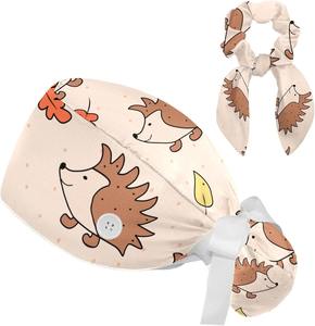 Venta al por mayor, precio a granel, personalizable, impreso, Elegante, moderno, hecho de alta calidad, cobertura completa para el cabello, sala de operaciones, gorros para fregar - Product Image 6