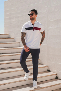 Style Hip Hop le plus à la mode hommes tenue d'été ensemble grande taille décontracté survêtement tricoté avec imprimé t-shirt et pantalon - Product Image 3