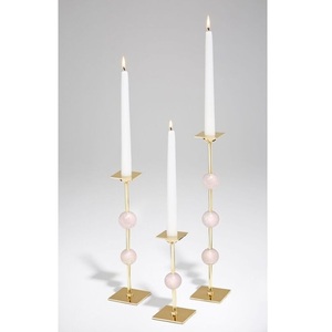 Support conique en métal fait main artistique parfait pour la décoration rustique de la maison et les arrangements d'affichage de bougies - Product Image 5