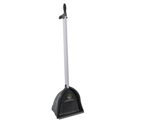 FANATIK Long <b>Handle</b> PVC Soft Durable PET Bristle Outdoor <b>Broom</b> Set PP Dustpan Easy Clean Big Size Screwed <b>Handle</b> - Product Image 1