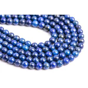 Beadsnfashion Venta al por Mayor de Fábrica, Cuentas Sueltas de Lapislázuli de 8mm, Piedra Roja para Fabricación de Joyas DIY, Collares, Pulseras, Pendientes - Product Image 4