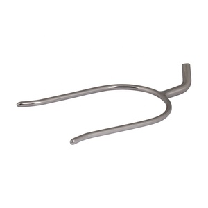 2025 Silver Spur Bent Offset Neck Brocas ecuestres para montar a caballo Producto duradero con Rowel Wire Spurs - Product Image 3