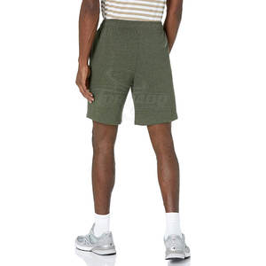 กางเกงขาสั้นผ้าฟลีซผ้าฝ้ายแนวสตรีทสำหรับผู้ชายกางเกงขาสั้นออกกำลังกายลายแฟชั่นใหม่ขนาดพิเศษ - Product Image 4