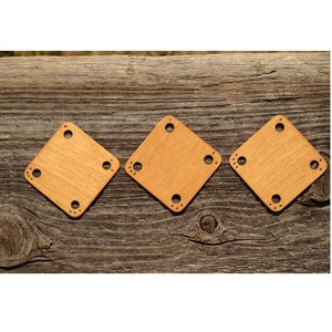 Faizacraft Cuchillos de cocina de madera natural Tejido pulido con patrón de bordado hecho a mano de La India - Product Image 1