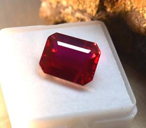 พลอยทับทิมทรงวงรีคริสตัลจาก100% อัญมณีเจียระไนแบบเหลี่ยมเพชรพลอยอัญมณีอัญมณีอัญมณีทรงหลวมขนาดฟรีไซส์100ชิ้น - Product Image 4